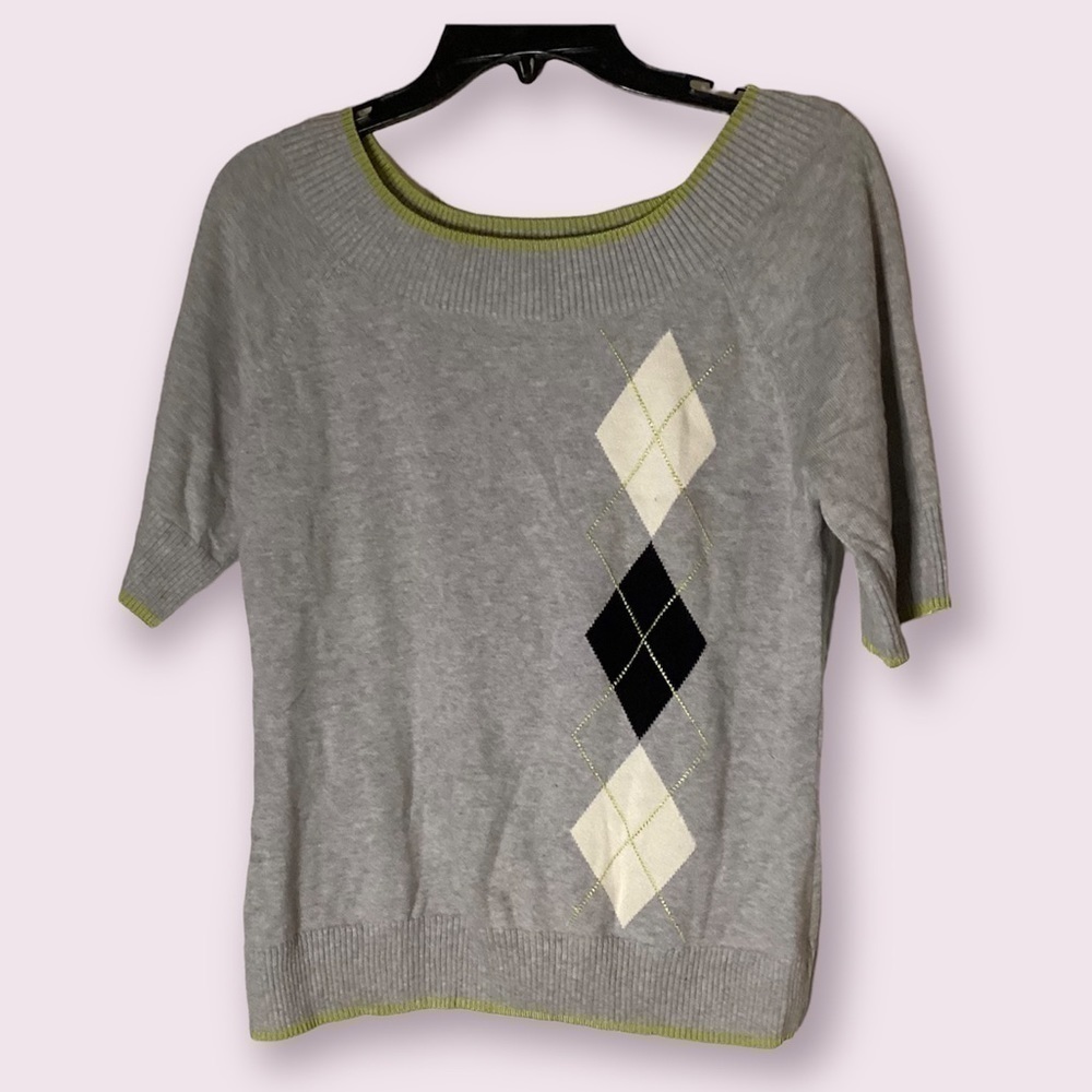 Liz Claiborne Women’s Argyle Sweater